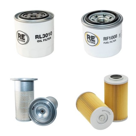 HUKI 280 Filter Service Kit w/Kubota V 2203B Eng.