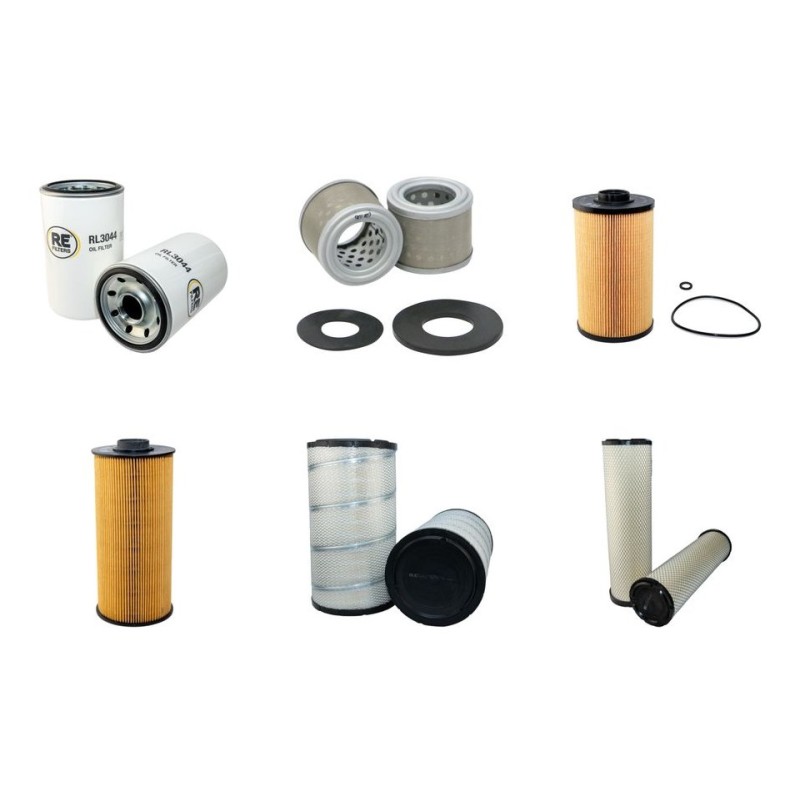 Filter kit for Case CX 300 C/NLC Air Oil Fuel Filters with Isuzu AL-6HK1XTIERIV Engine   TIER IV