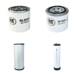HUKI 280R-3 Filter Service Kit Air Oil Fuel Filters w/Kubota