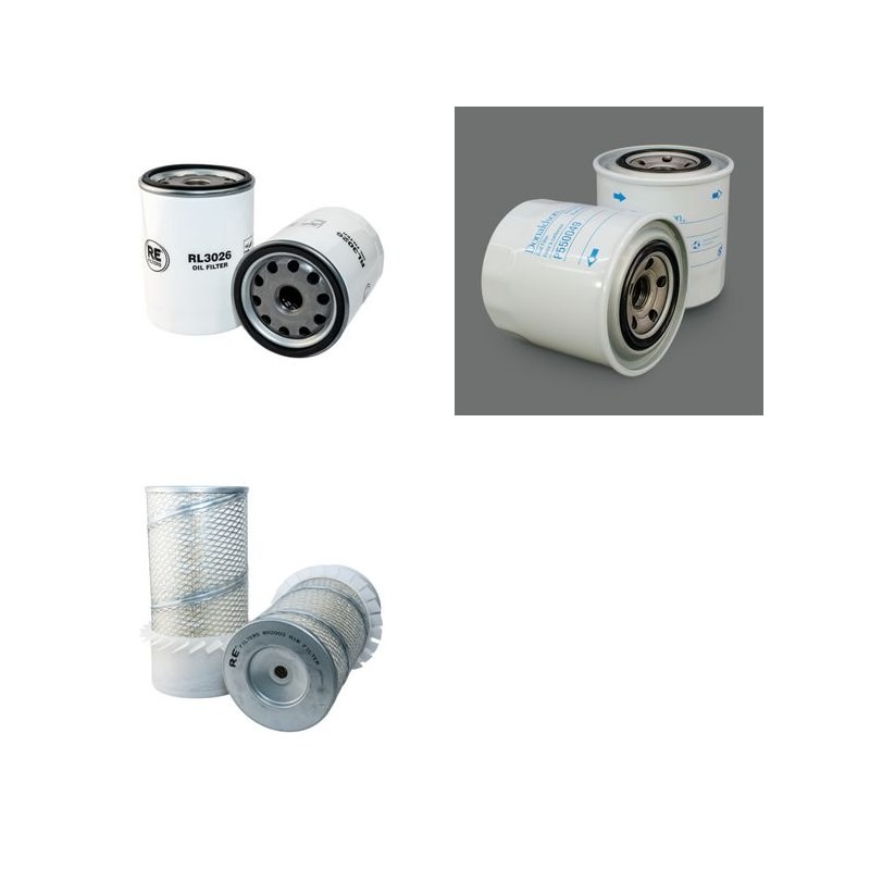 HUKI 450 Filter Service Kit Air Oil Fuel Filters w/Mitsubishi 4 ZYL. Eng.
