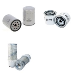 HYDRAMAC 14C Filter Service Kit Air Oil Fuel Filters w/ISUZU