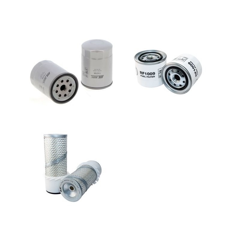 HYDRAMAC 14C Filter Service Kit Air Oil Fuel Filters w/ISUZU Eng.