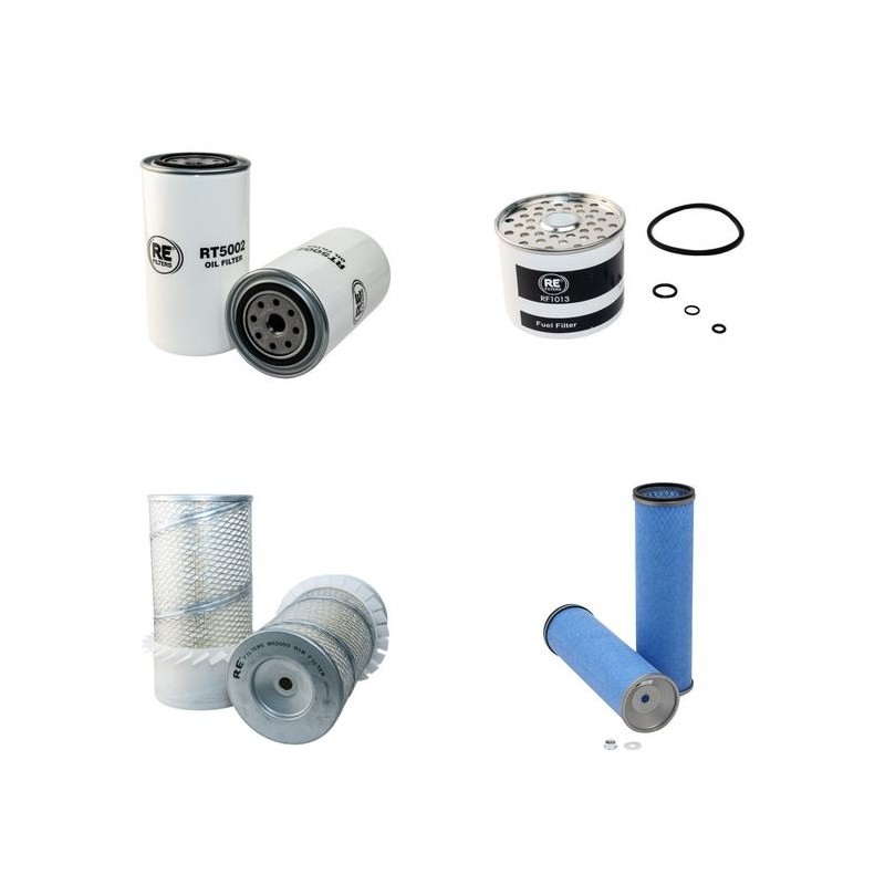 HYDREMA 906 Filter Service Kit Air Oil Fuel Filters w/Perkins Eng.