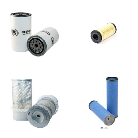 HYDREMA 908 C Filter Service Kit Air Oil Fuel Filters w/Perkins 1104C-44 Eng.   YR  2005-