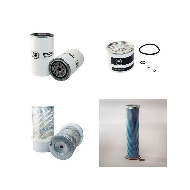 HYDREMA 910 Filter Service Kit Air Oil Fuel Filters w/Perkins 1004-4THR4 Eng.