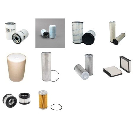 Filter kit for Case (Poclain) CX 330 with Isuzu 6HK1 Engine  YR 2002- 252 CH
