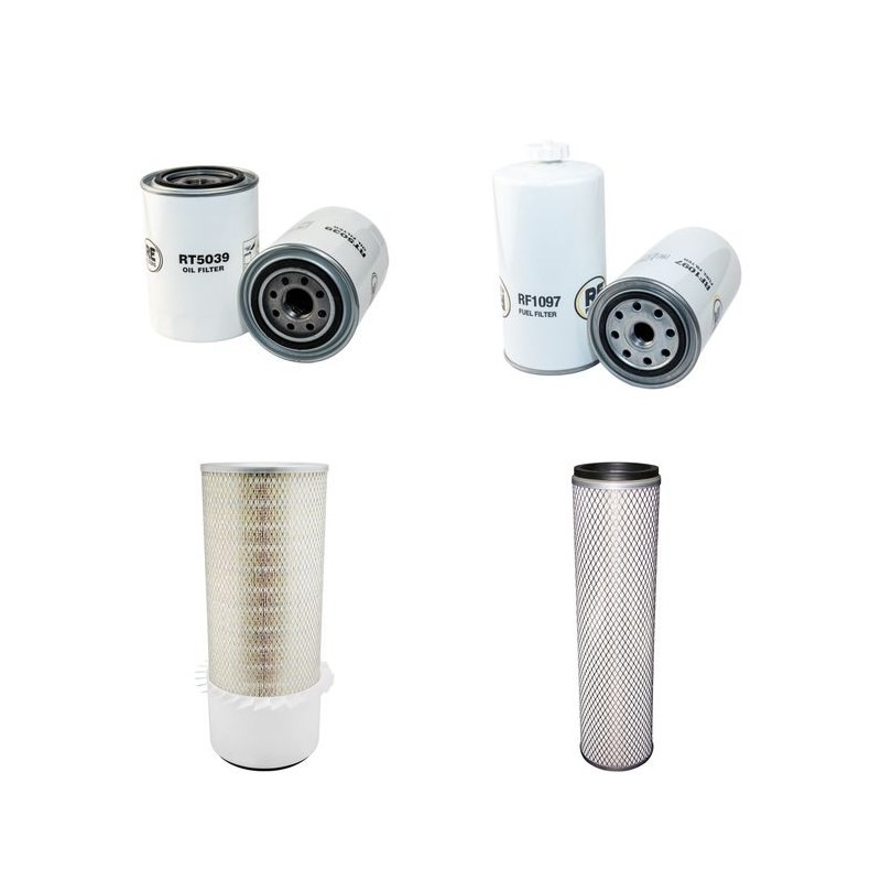 Filter Kit for Hyundai HL730-7 Air Oil Fuel Filters with Cummins B3.9C Engine YR 2005 - 2007