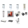 HYUNDAI HL 730TM-7A Filter Service Kit w/Cummins QSB4.5 Eng.   YR  2008-