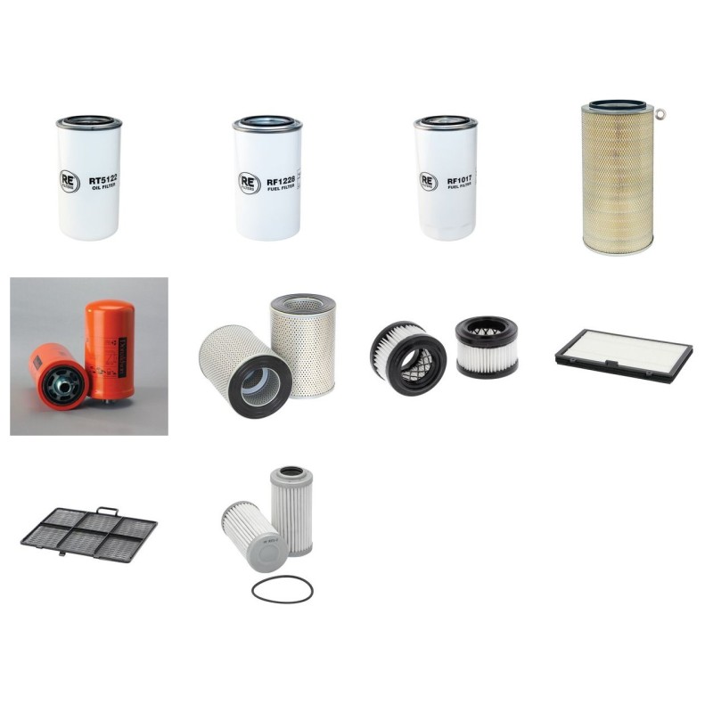 Filter Kit for Hyundai HL740TM-7A with Cummins QSB6.7 Engine YR 2008-