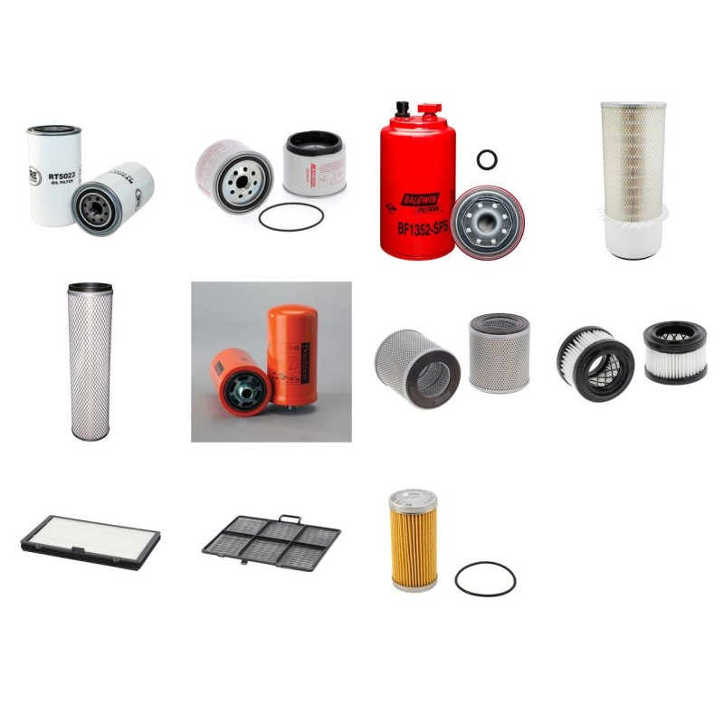 HYUNDAI HL 757-7 Filter Service Kit w/Cummins QSB5.9C Eng.   YR  2003 - 2007