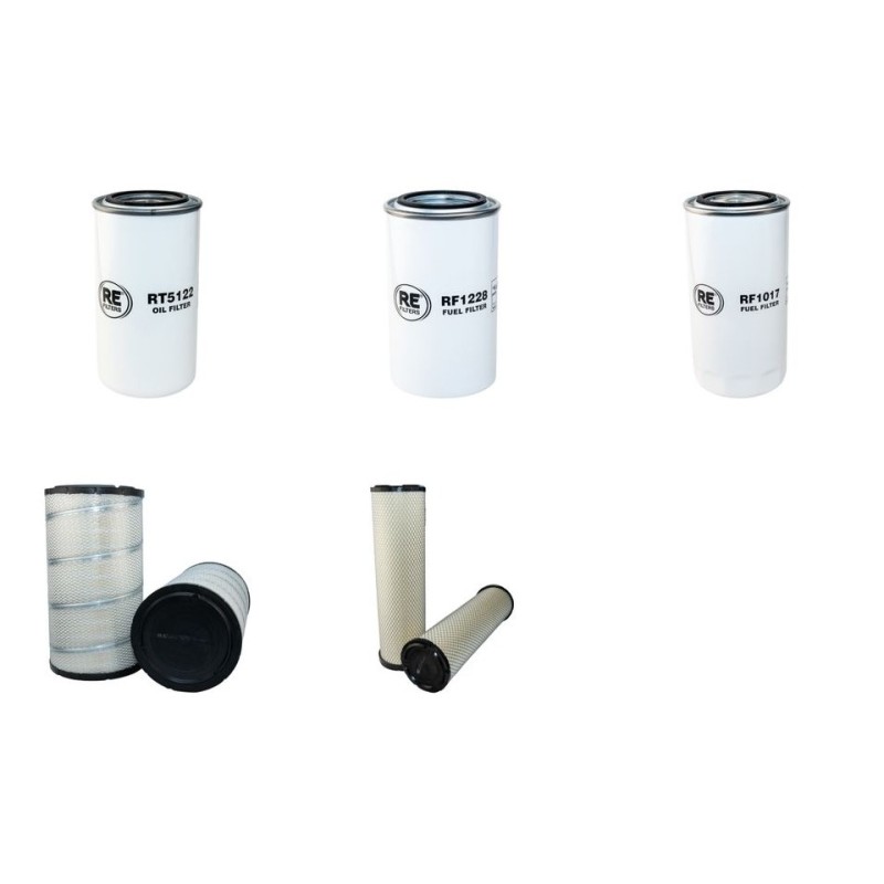 HYUNDAI HL 757TM-9 Filter Service Kit Air Oil Fuel Filters w/Cummins QSB6.7 Eng.   YR  2010-