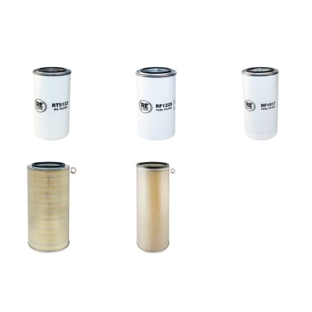 Filter Kit for Hyundai HL760-7A with Cummins QSB6.7 Engine SN -186 YR 2007-