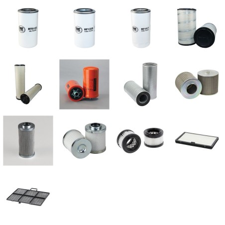 Filter Kit for Hyundai HL760-9 with Cummins QSB6.7 Engine YR 2010-