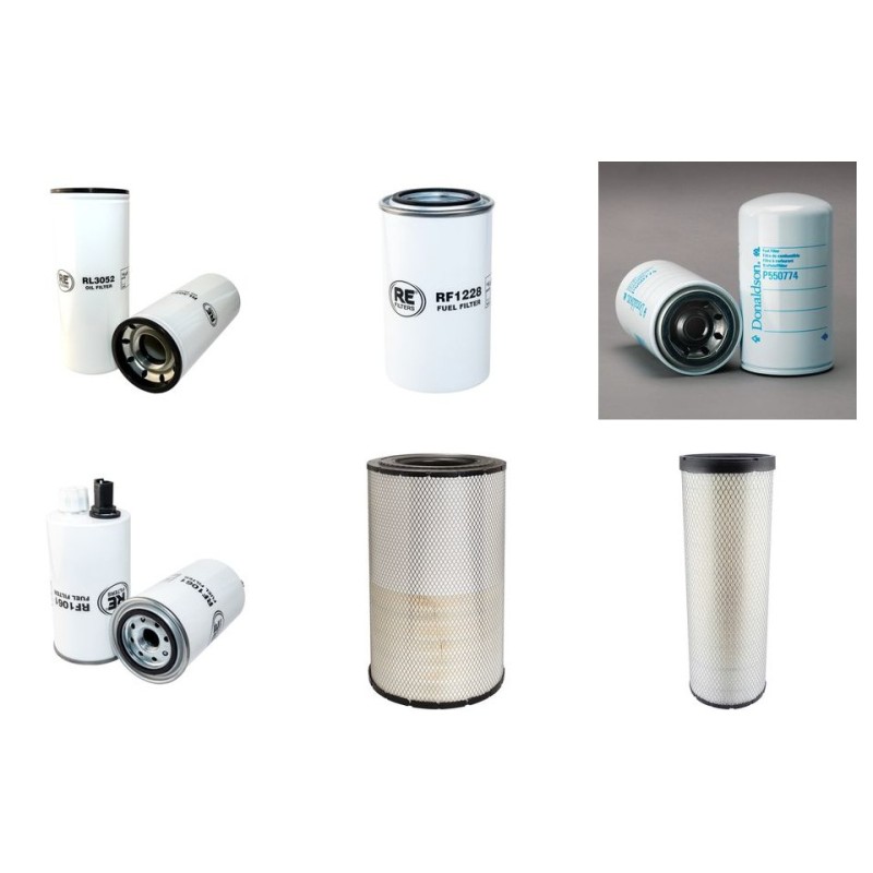 Filter Kit for Hyundai HL770-9 Air Oil Fuel Filters with Cummins QSL Engine YR 2010-
