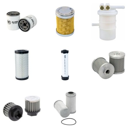 Filter Kit for Hyundai Robex 16-9 with Mitsubishi L 3W231 Engine