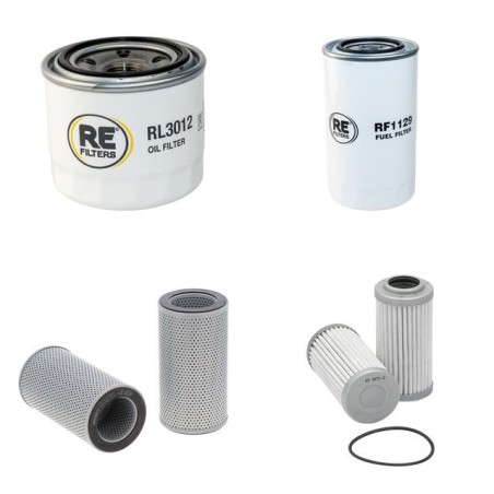 Filter Kit for Hyundai R35Z-7A with Yanmar 3Tnv88 Engine 2008-