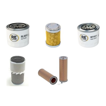 Filter Kit for Hyundai Robex 55-3 with Yanmar 4TNE94 Engine Air, Oil, Fuel Filters Yr -2004