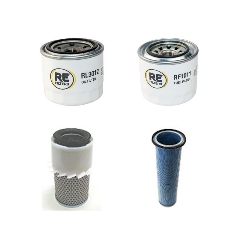 HYUNDAI ROBEX 55 W-3 Filter Service Kit w/Yanmar 4TNE94 Eng. Air, Oil, Fuel Filters Yr -2004