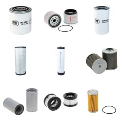 Hyundai Robex 55-7A Filter Service Kit with Yanmar 4TNV98