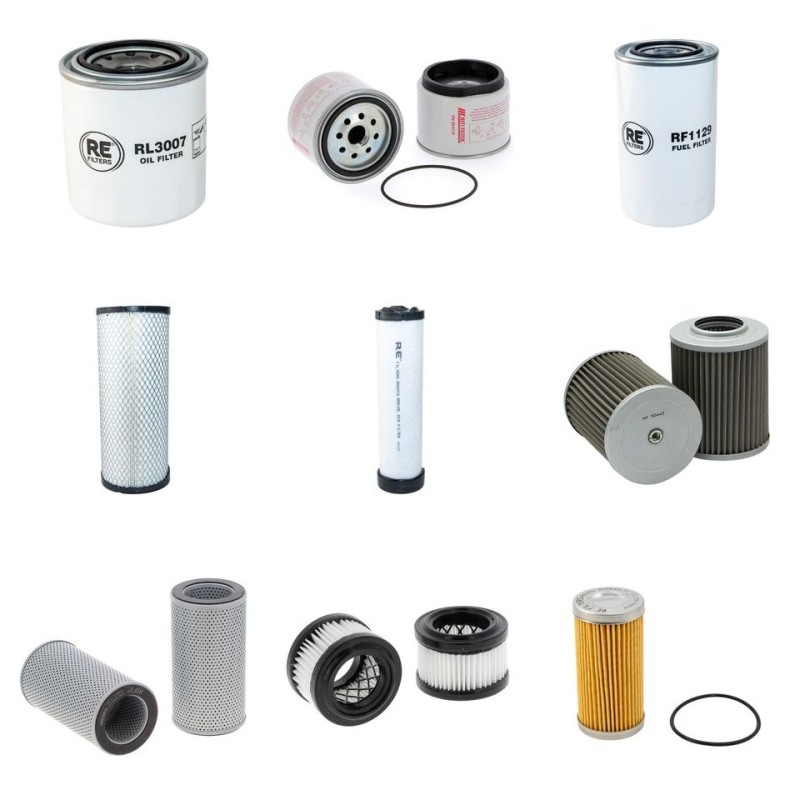 Filter Kit for Hyundai Robex 55-7A with Yanmar 4TNV98 Engine