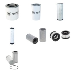 HYUNDAI R 55W-7A Filter Service Kit w/Yanmar 4TNV98 Eng.   YR  2008-