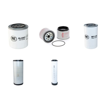 Filter Kit for Hyundai R55-9 Air Oil Fuel Filters with Yanmar 4TNV98 Engine SN Serie 2040- YR 2010-