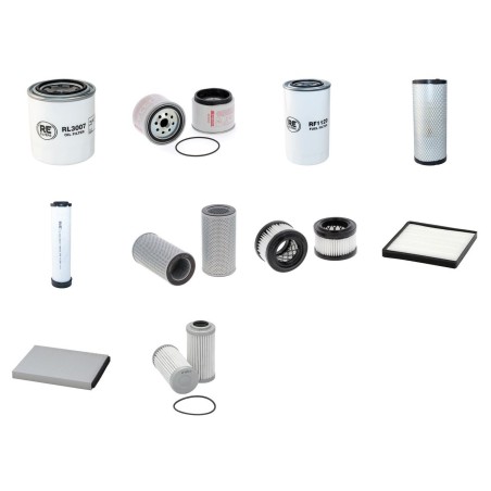 Filter Kit for Hyundai R55W-9 with Yanmar 4TNV98 Engine YR 2010-