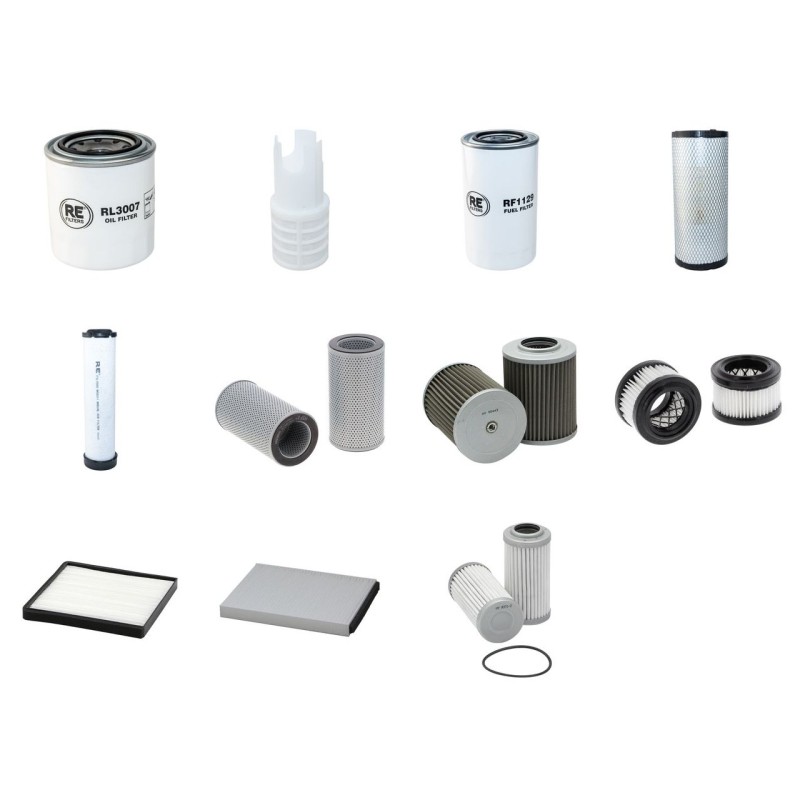 Filter Kit for Hyundai Robex 60CR-9 with Yanmar 4TNV98 Engine