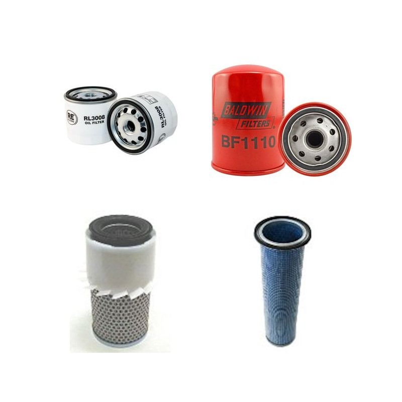 Filter Kit for Hyundai R95W-3 Air Oil Fuel with MITSUBISHI Engine Engine
