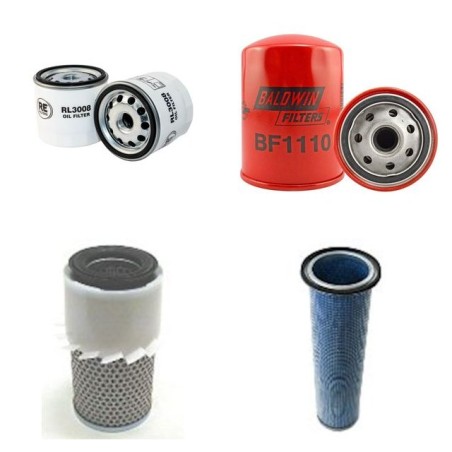 Filter Kit for Hyundai R95W-3 Air Oil Fuel with MITSUBISHI Engine Engine