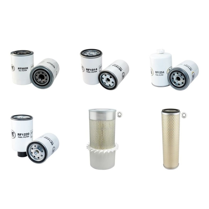 HYUNDAI R 120 W Filter Service Kit Air Oil Fuel Filters w/Cummins 4BTA3.9 Eng.