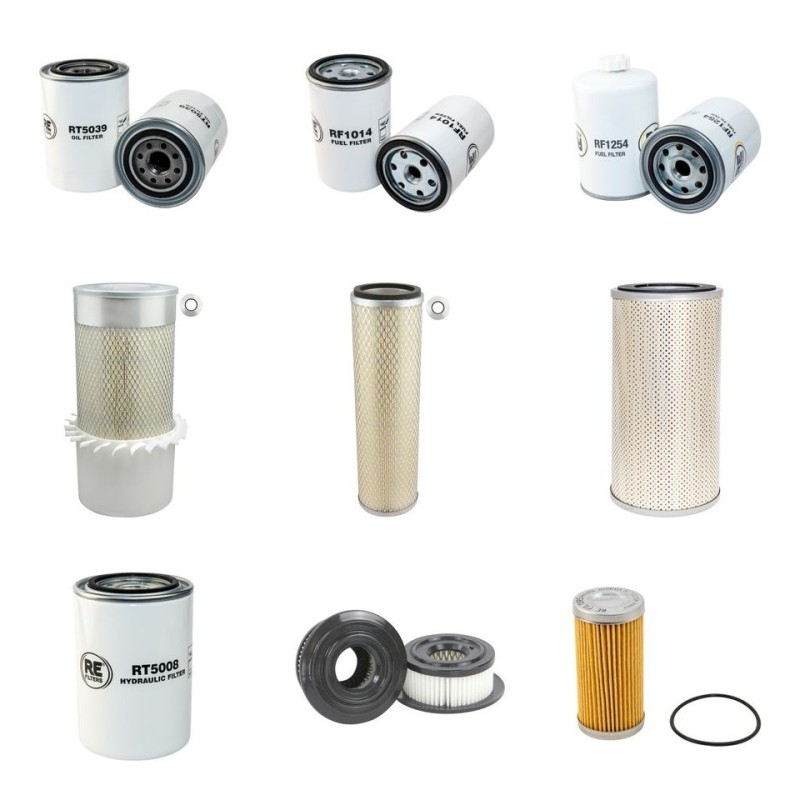 Filter Kit for Hyundai R130W with Cummins 4BTA3.9 Engine