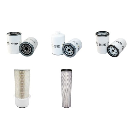 Filter Kit for Hyundai Robex 140LC-7 Filter Kit with Cummins 4B3.9 TIER II SN 1001- Air Oil Fuel
