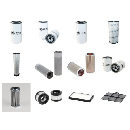 Filter Kit for Hyundai R140W-9 with Cummins Qsb 6.7 Engine 2010-