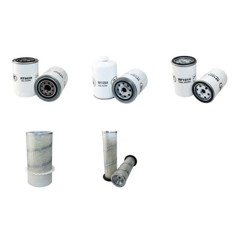 Filter Kit for Hyundai R160LC-3 Air Oil Fuel Filters with Cummins B3.9C Engine YR -2003