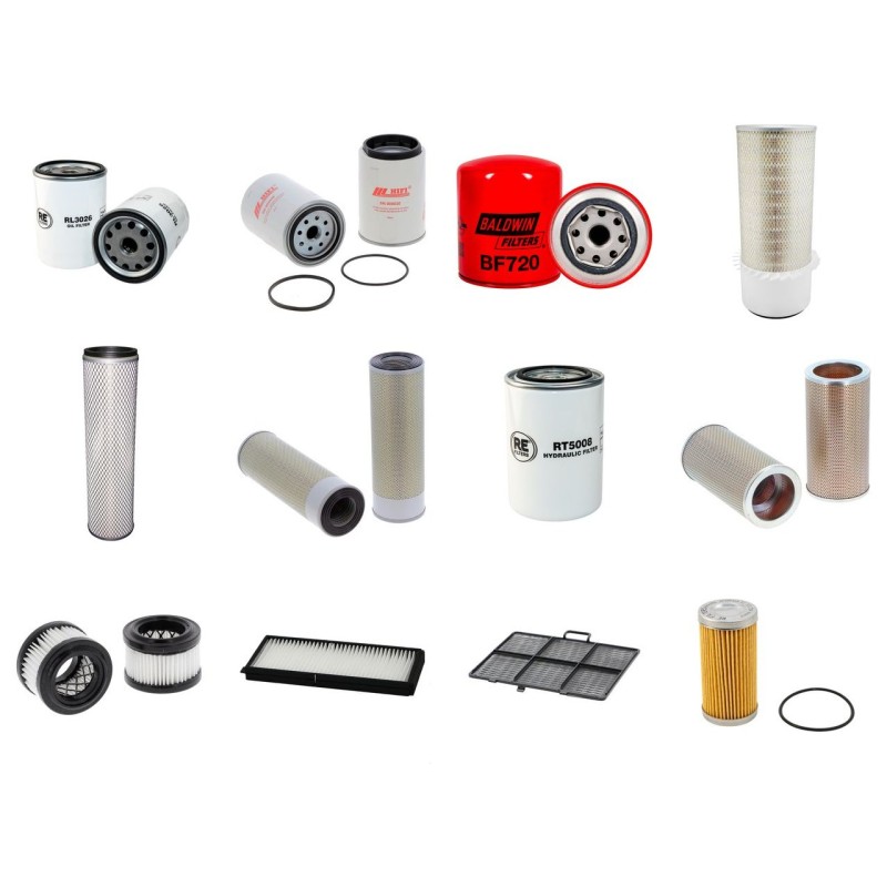 Filter Kit for Hyundai R160LC LCD-7 with Mitsubishi S6S-Dt Engine 2004 - 2007
