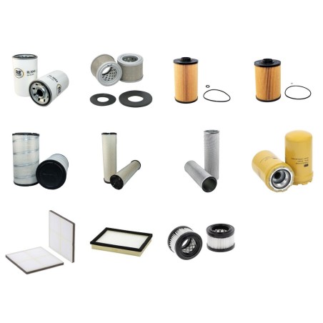 Filter kit for Case CX 370 D with Isuzu AQ-6HK1X Engine  YR 2015- TIER 4I