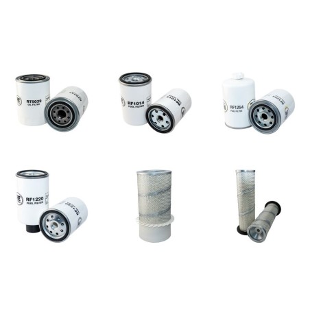 Filter Kit for Hyundai R170W-3 Air Oil Fuel Filters with Cummins 6BTA5.9 Engine SN -431