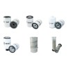 Filter Kit for Hyundai R170W-3 Air Oil Fuel Filters with Cummins 6BTA5.9 Engine SN -431