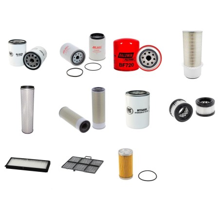 Filter Kit for Hyundai R180LC-7 with Mitsubishi S6S-Dt Engine 2004 - 2007