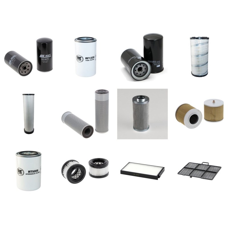 HYUNDAI R 180 LC-9 Filter Service Kit w/Mitsubishi D04FG-TAA Eng.   YR  2010-