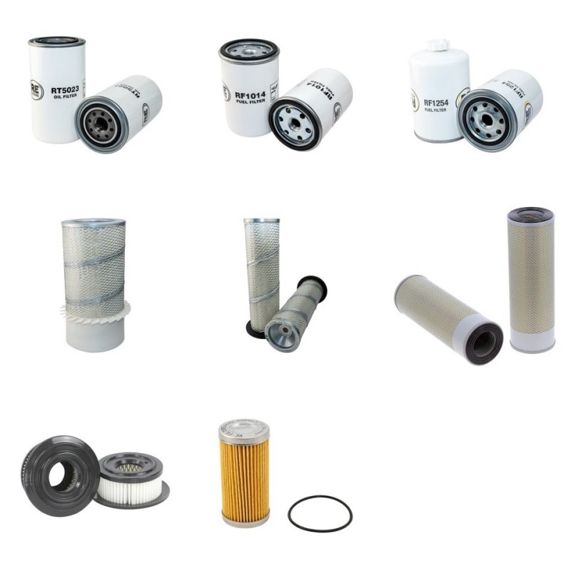 HYUNDAI R 200LC Filter Service Kit w/Cummins 6Bt5.9 Eng. Yr -2003