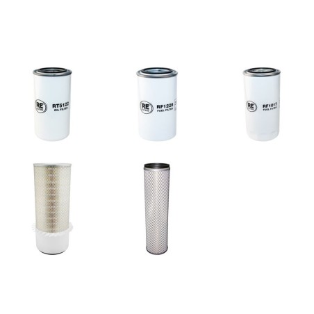 HYUNDAI R 200 W-7A Filter Service Kit Air Oil Fuel Filters w/Cummins QSB6.7 Eng.   YR  2008-