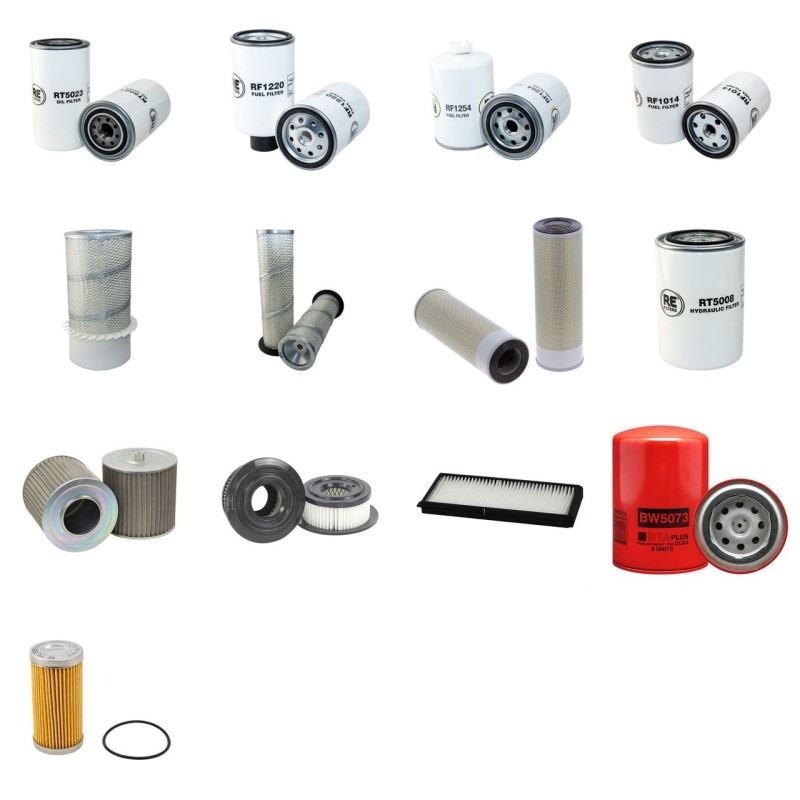 Filter Kit for Hyundai Robex 210LC-3, 210-3 with Cummins B5.9c Engine
