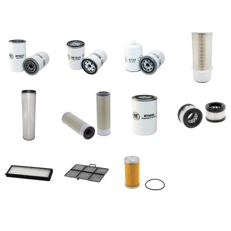 HYUNDAI R 210 LC-7 Filter Service Kit w/Cummins B5.9C Eng. SN  -1000 YR  2002 - 2007
