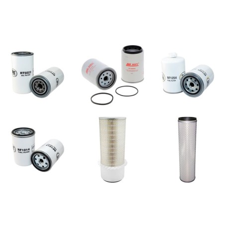 HYUNDAI R 210 LC-7 Filter Service Kit Air Oil Fuel Filters w/Cummins B5.9C Eng. SN  -1000 YR  2002 - 2007