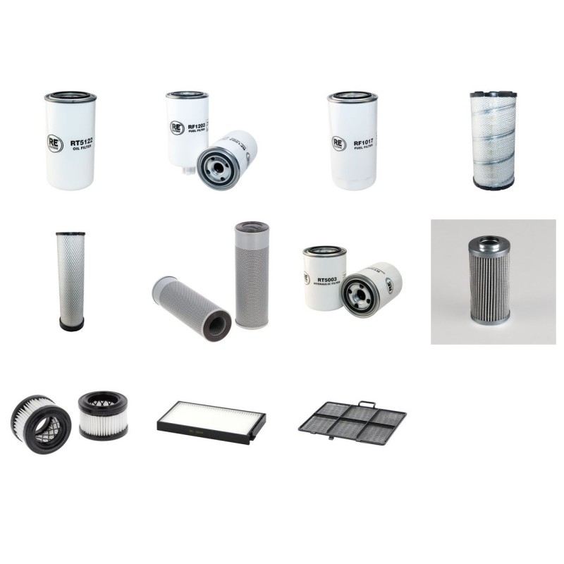 Filter Kit for Hyundai R210NLC-9 with Cummins Engine Engine