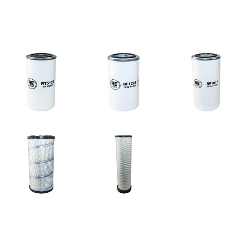 HYUNDAI R 210 W-9 Filter Service Kit Air Oil Fuel Filters w/Cummins QSB 6.7 Eng.   YR  2012-