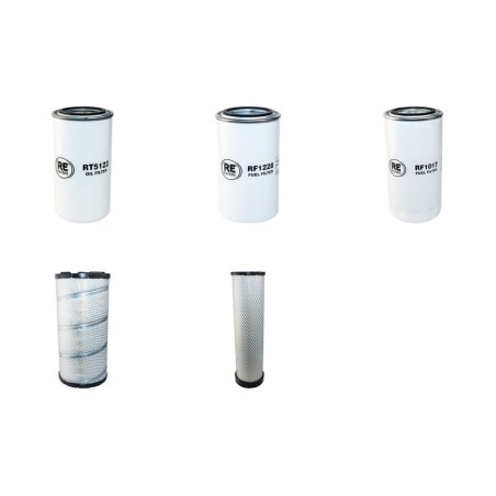 Filter Kit for Hyundai R235LCR-9 Air Oil Fuel Filters with Cummins QSB6.7 Engine YR 2011-