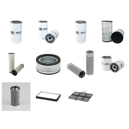 HYUNDAI R 290LC-9 Filter Service Kit w/Cummins Qsb6.7 Eng. 2010-
